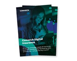 Comarch Digital Insurance leaflet