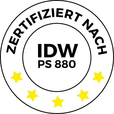 Zertifizierung nach IDW PS 880-Standard
