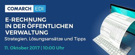Webinar E-Rechnung in der öffentlichen Verwaltung