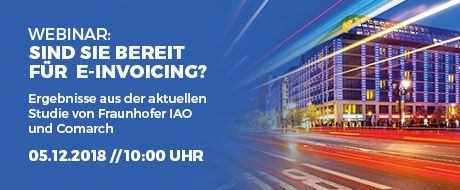 Webinar mit Fraunhofer IAO: Key Facts aus der E-Invoicing-Studie