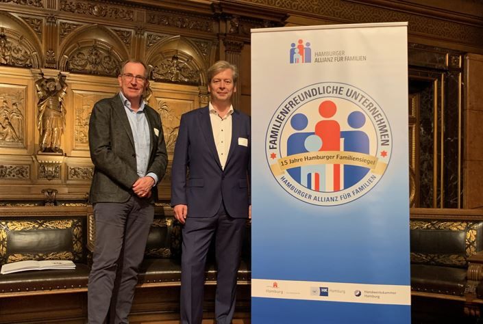 Hamburger Familiensiegel für die Vereinbarkeit von Beruf und Familie