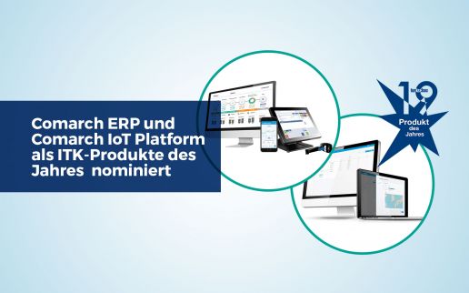 ITK-Produkt des Jahres 2019: Comarch ERP und Comarch IoT Platform nominiert