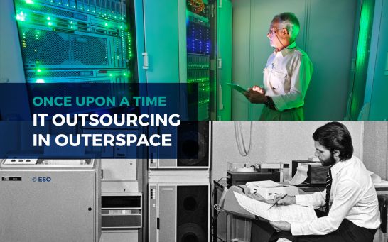 Erleben Sie live, mit welcher IT European Southern Observatory das Weltall erforscht