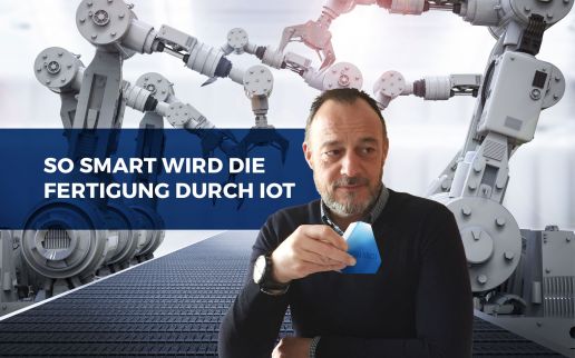 IoT-Button: Nachschubbestellung an die Produktionslinie