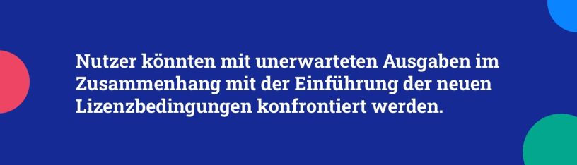 unerwartete Ausgaben